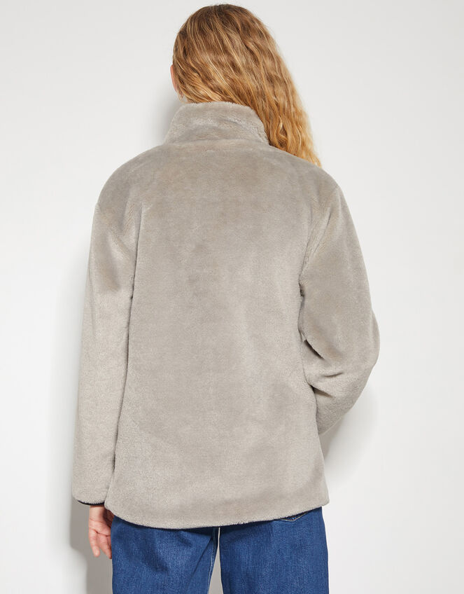 Dakota Faux Fur Duffle Coat, Mink (MINK), large