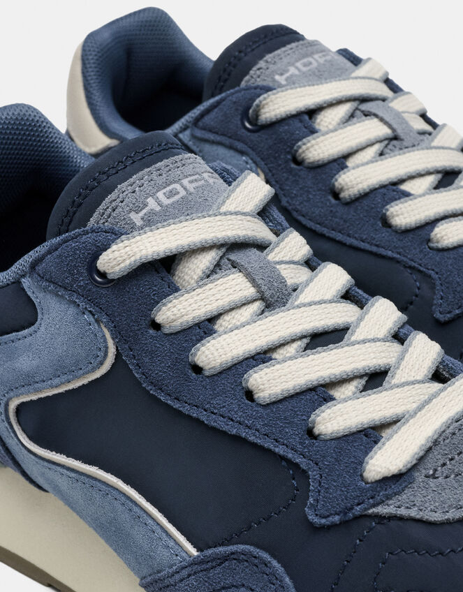 Hoff City Suede Trainers, Blue (NAVY), large
