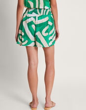 Posy Print Shorts, Green (GREEN), large