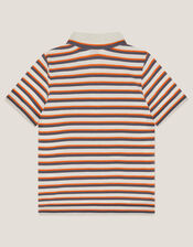 Tiger Stripe Polo Shirt, Multi (MULTI), large