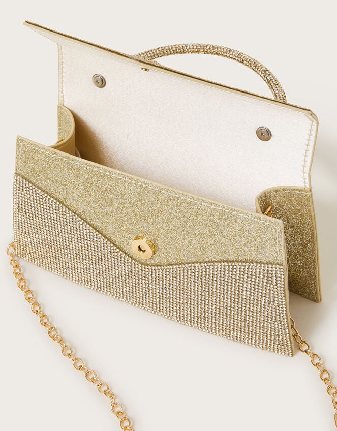 Diamante Handbag and Headband Set, , large