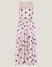 Sicily Fit and Flare Midi Dress, Ivory (IVORY), large