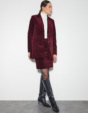 Amy Mini Skirt, Red (BURGUNDY), large