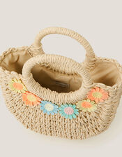 Floral Basket Bag, , large