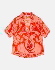 Piti Cuiti Tropical Shirt & Trousers Set, Red (RED), large