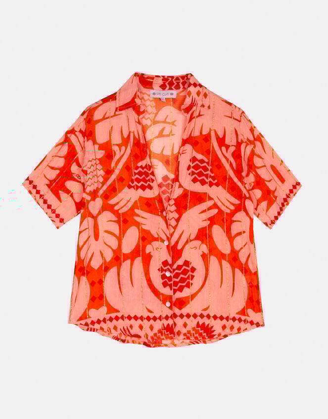 Piti Cuiti Tropical Shirt & Trousers Set, Red (RED), large