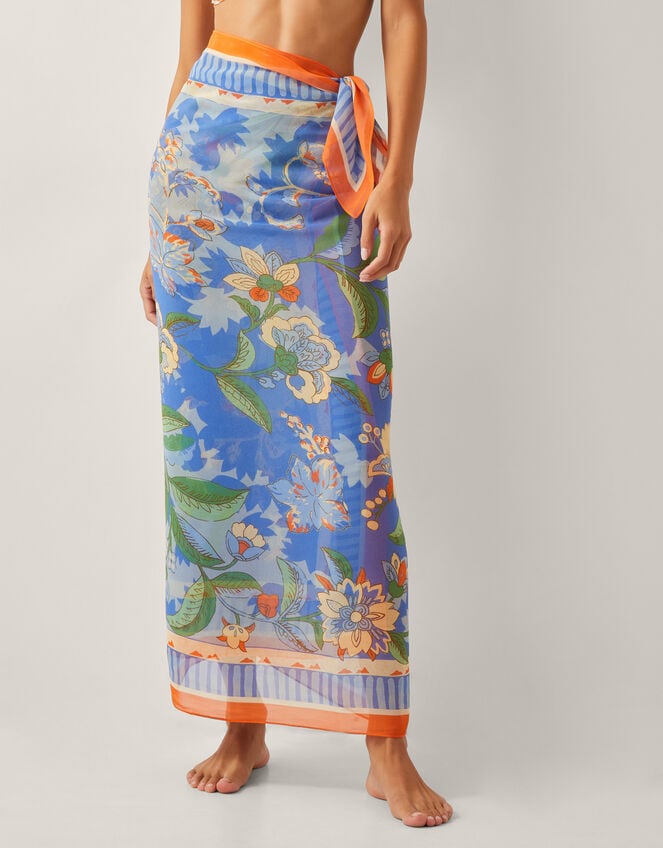 Helena Floral Print Sarong, , large
