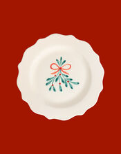 Anna + Nina Mistletoe Breakfast Plate, , large