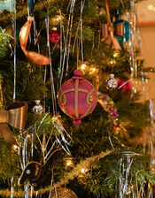 Anna + Nina Jewel Christmas Bauble, , large