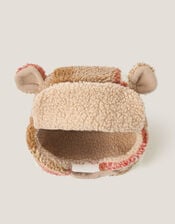 Teddy Check Print Trapper Hat, Multi (MULTI), large