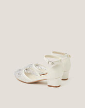 Diamant&eacute; Floral Closed Toe Heels, Ivory (IVORY), large