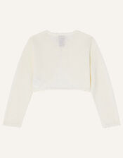 Baby Niamh Cardigan, Ivory (IVORY), large