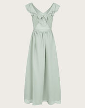 Indi Tie-Back Prom Dress, Green (SAGE), large