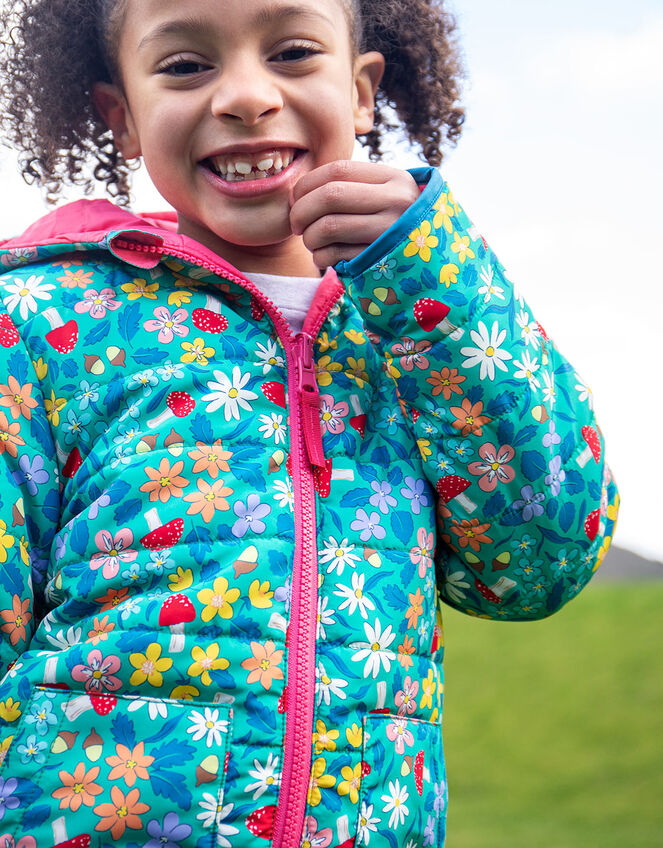 Frugi Reversible Toasty Trail Jacket, Pink (PINK), large