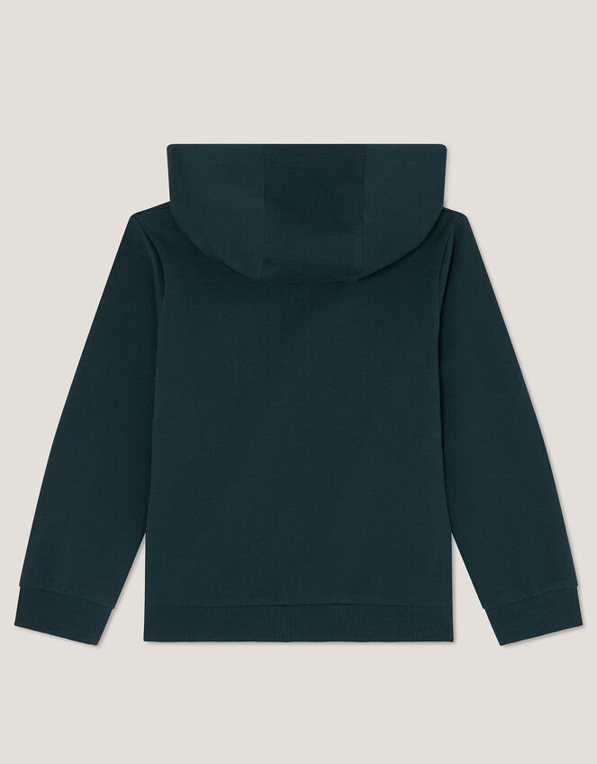 Iguana Long Sleeve Hoodie, Blue (NAVY), large