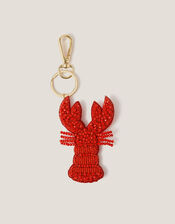 Beaded Lobster Bag Charm, , large