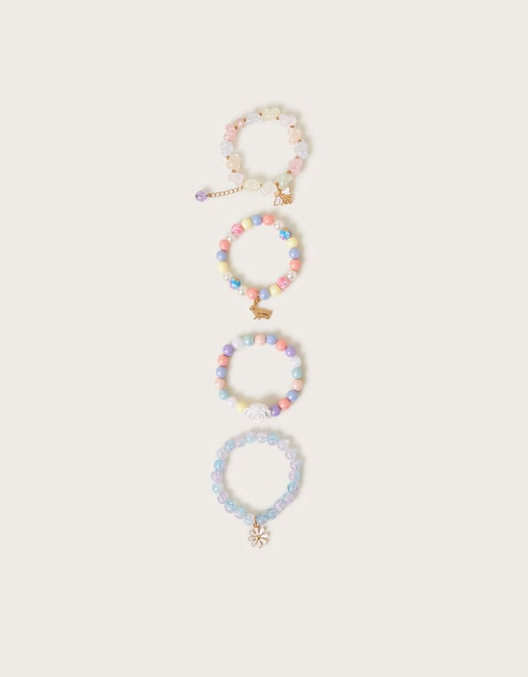 4-Pack Beaded Bracelets, , large