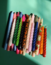 6-Pack Anna and Nina Twisted Candles, , large