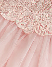 Anna Lace Bodice Maxi Dress, Pink (PALE PINK), large