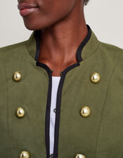 Megan Military Jacket, Green (KHAKI), large