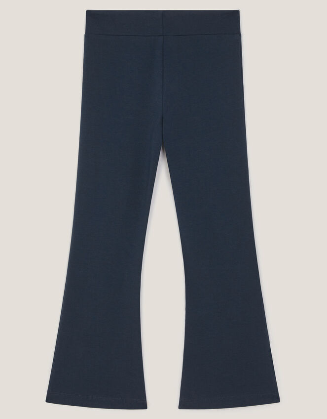 Christmas Scene Flare Leggings, Blue (NAVY), large