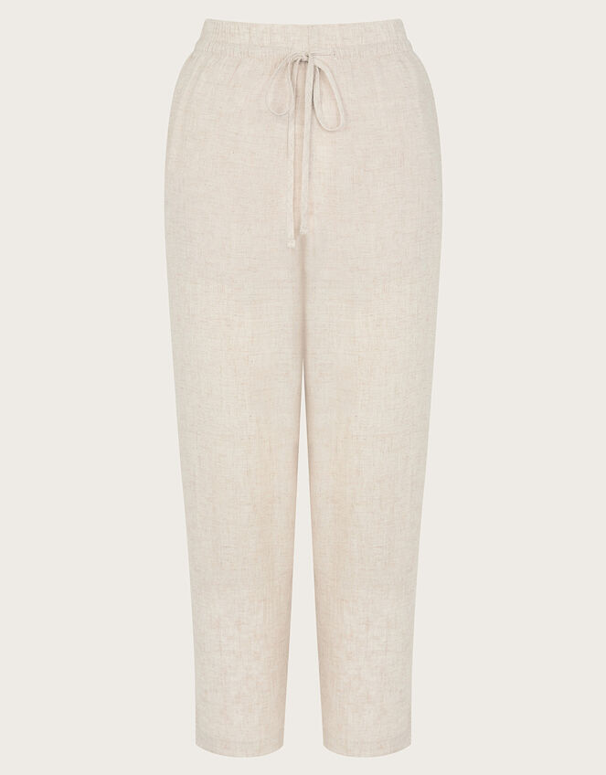 Penina Crop Trousers, Natural (NATURAL), large