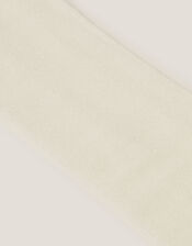 Baby Frosted Cotton Tights, Ivory (IVORY), large