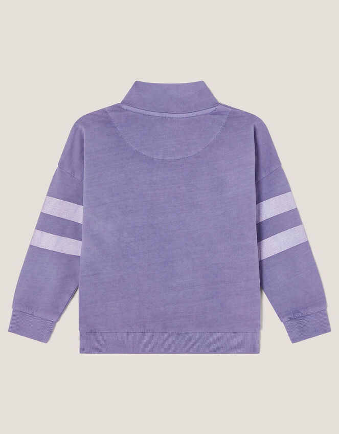 Take It Easy Half-Zip Sweatshirt, Blue (BLUE), large