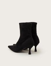 Sophia Heeled Sock Boots, Black (BLACK), large