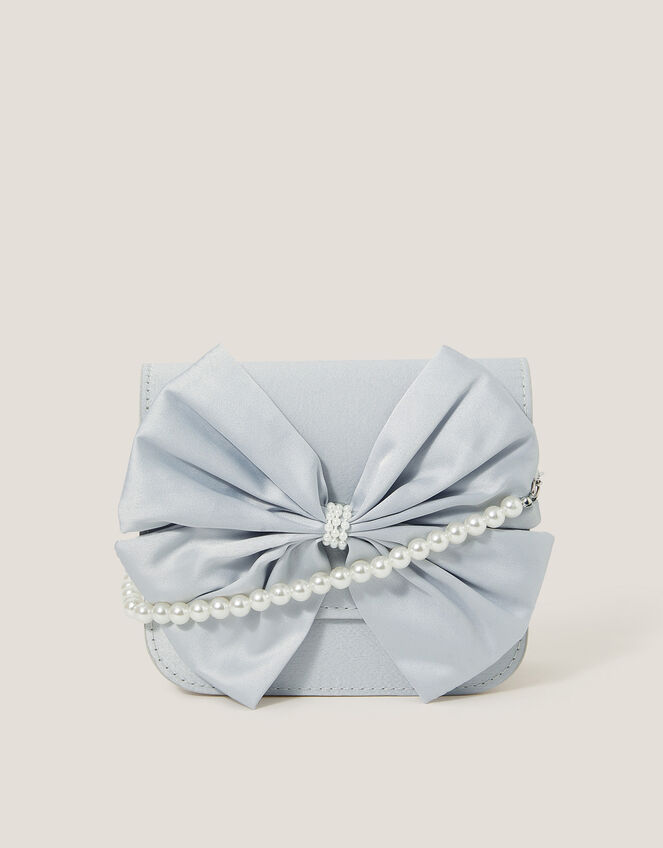 Bow Bridesmaid Mini Bag, Blue (PALE BLUE), large
