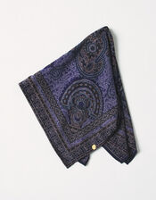 Antik Batik Tamari Printed Bandana, Blue (NAVY), large