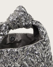 Sequin Knot Bag, , large