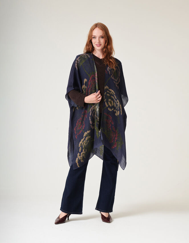 One Hundred Stars Parsley Seed Wool Shawl, , large