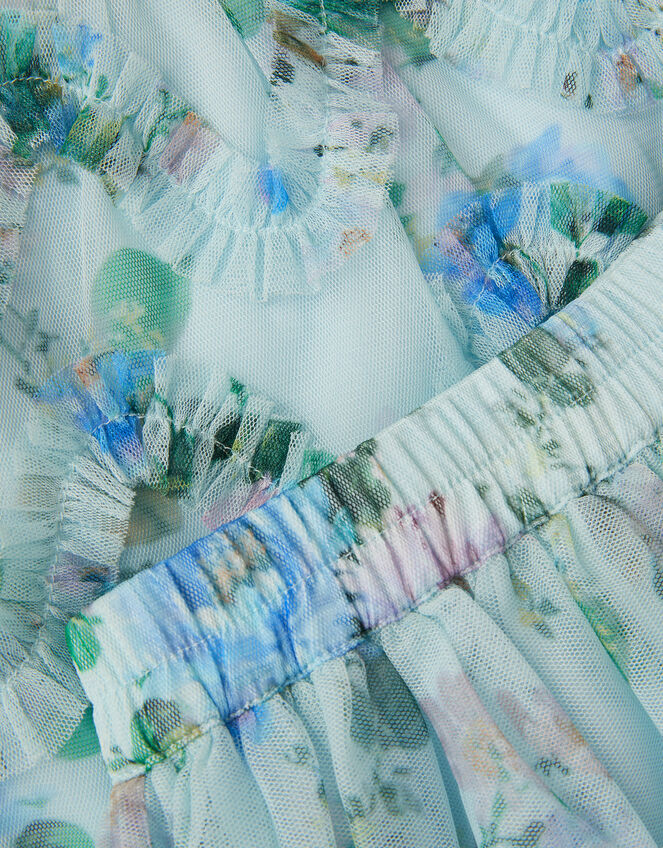 Baby Roma Floral Print Ruffle Top & Skirt Set, Multi (MULTI), large