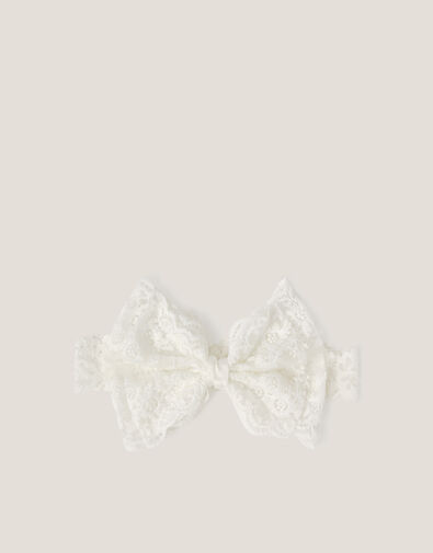 Bow Lace Bando Headband, , large