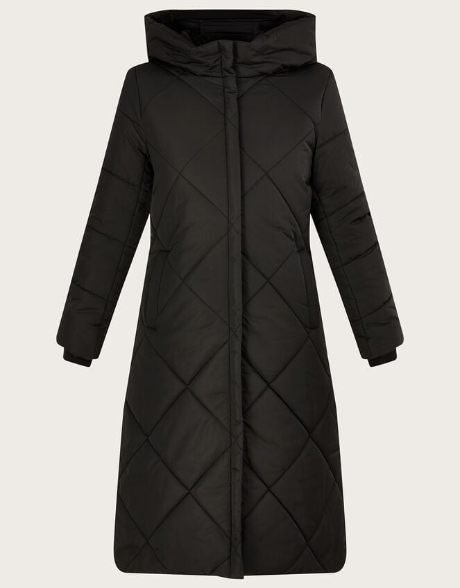 Polly Padded Coat in Recycled Polyester, Black (BLACK), large