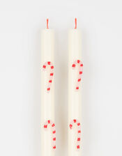 2-Pack Meri Meri Candy Cane Taper Candles, , large