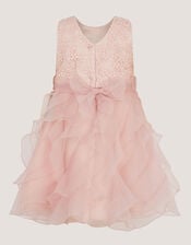 Baby Daisy Ruffle Party Dress, Pink (PINK), large