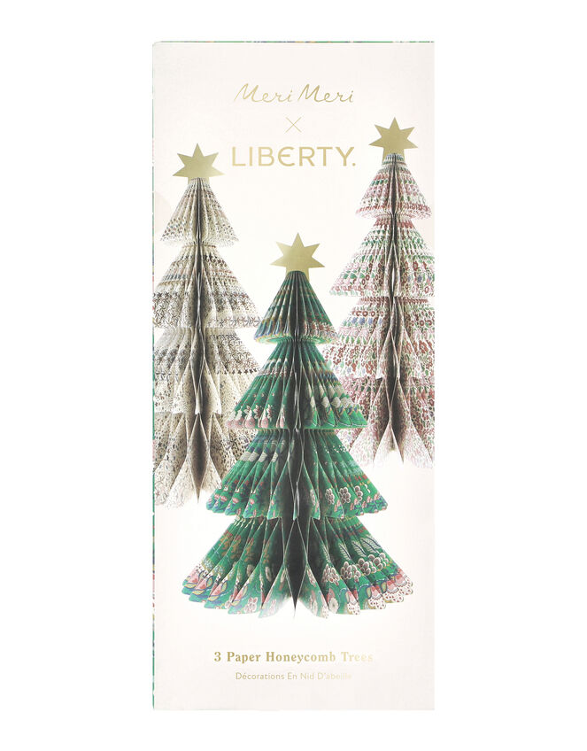 3-Pack Meri Meri x Liberty Paper Christmas Trees, , large