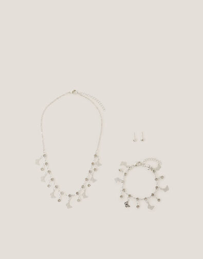 Jewel Butterfly Jewellery Set, , large