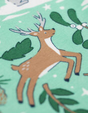 Frugi Libby Printed Leggings, Green (LIGHT GREEN), large