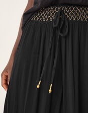 Billie Wide Leg Beach Trousers, Black (BLACK), large