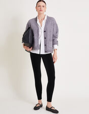 Vixie Velvet Leggings, Black (BLACK), large