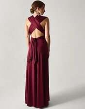 Thea Multiway Bridesmaid Dress, Red (BURGUNDY), large