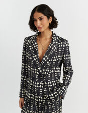 Chinti & Parker Queen of Hearts Blazer, Black (BLACK), large