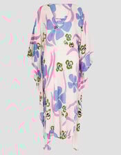 Fiona Maxi Print Kaftan, Ivory (IVORY), large
