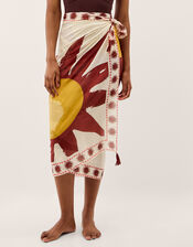 Anissa Sun Print Sarong, , large