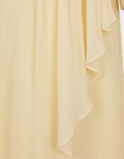 Indi Tie-Back Prom Dress, Yellow (LEMON), large