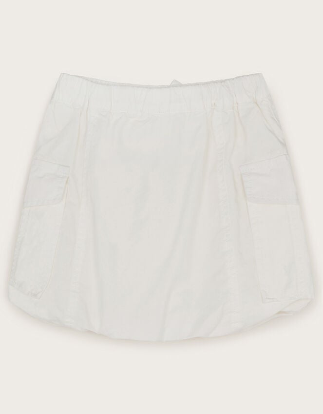 Parachute Cargo Skirt, White (WHITE), large