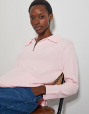 Carla Collar Jumper, Pink (PINK), large